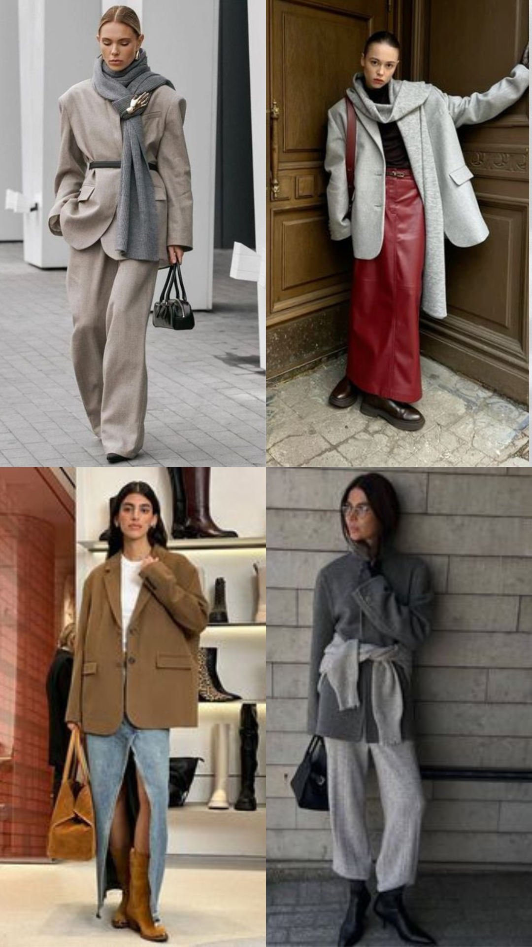 Стилистка показала трендовую верхнюю одежду весны 2024 года